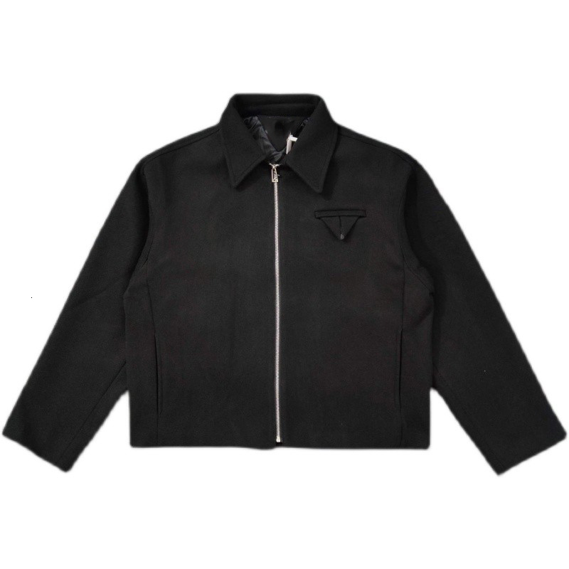 Men's Jackets B cotton wool short zip up jacket