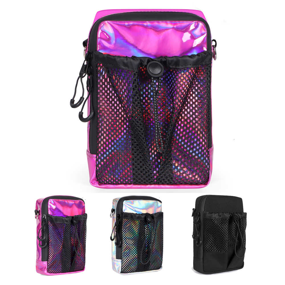 new model New designer fashionable trend small handbag for women classic shoulder bag laser colored trend crossbody wrap mesh