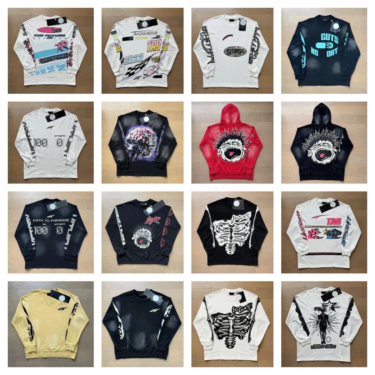 T-shirts de créateurs à manches longues Tshers Graphic Tshirt Ments Tops Tshirt Men Tshirts Femme Man
