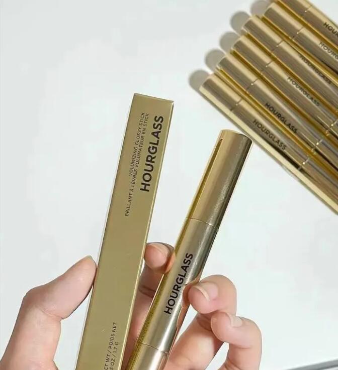 HOURGLASS Volumizing Glossy Lip Balm 6 colors 1.7g Lip Gloss Stick 100 rise 105 trace 125 slip 135 haze 120 DESIRE 180 rouse Liquid Lipstick-image-1027331507
