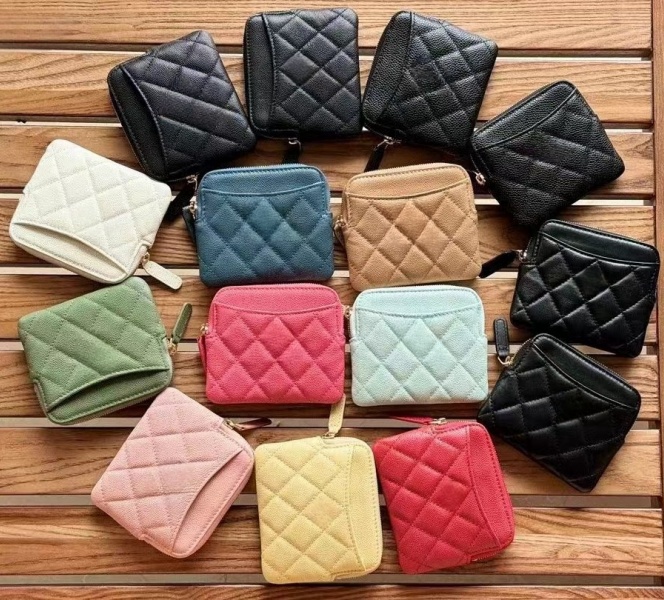 (Choisissez les photos et non la décription) Sac de porte-monnaie de portefeuille de créateur de mode de qualité supérieure AAA pour les femmes