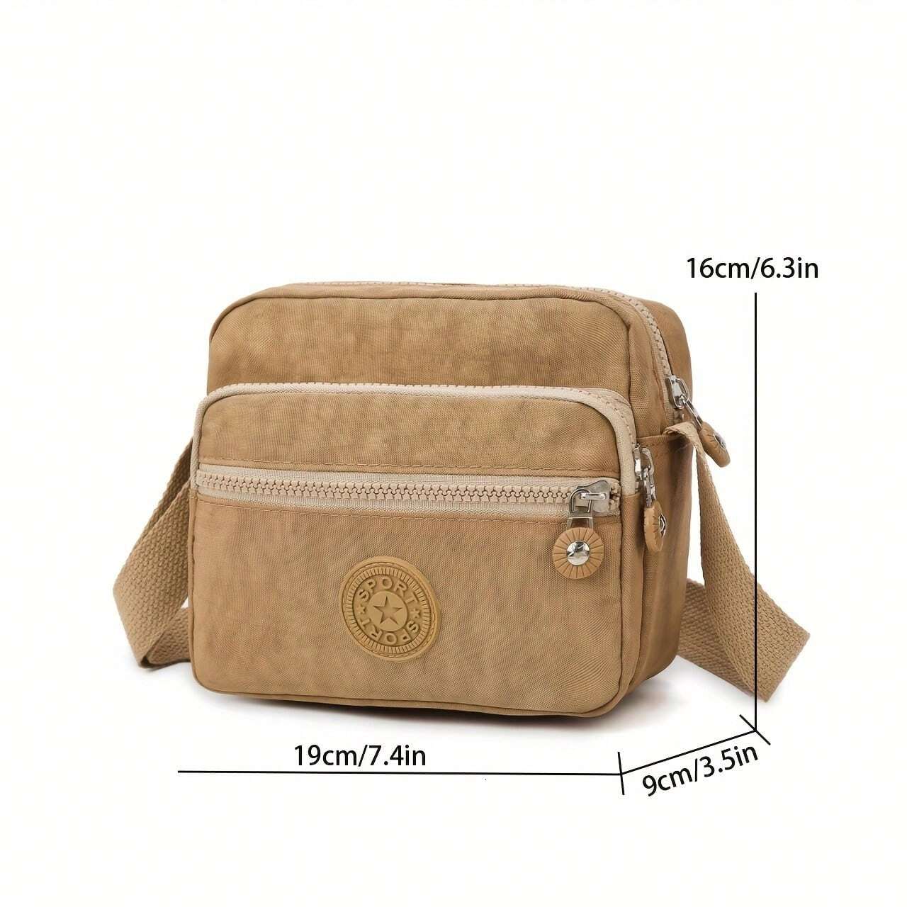 new model New designer retro nylon slanted trend fashion bag multi layer phone wrap bag travel sports and leisure shoulder