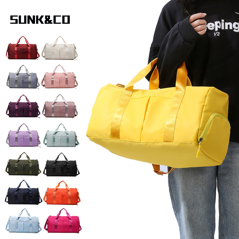 Duffel Bags Fitness Bag Female Dry Wet Separator Male Sports Backpack Short Distance Luggage BagDuffel-image-788809864