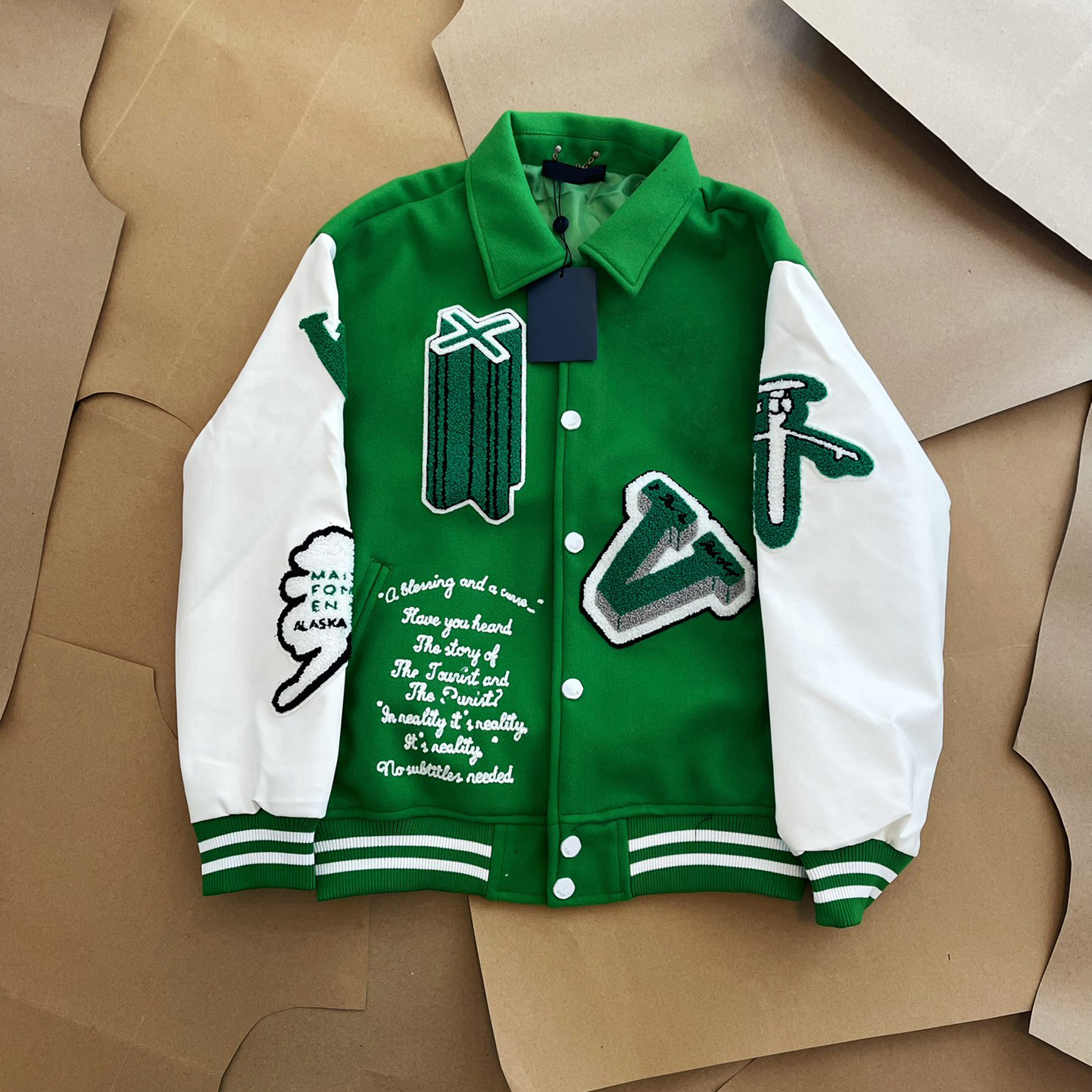 new fashion Baseball Coat Uniform Fashion Jacket Single Breasted Warm Jackets Couples Women Men Varsity Coats Men&#039;s Designer Clothing top-image-858036064