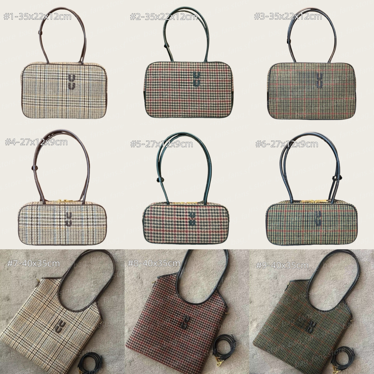 (partir en photo et non la description) Sac à bandouliers de créateurs de créateurs sacs de bowling de mode pour femmes