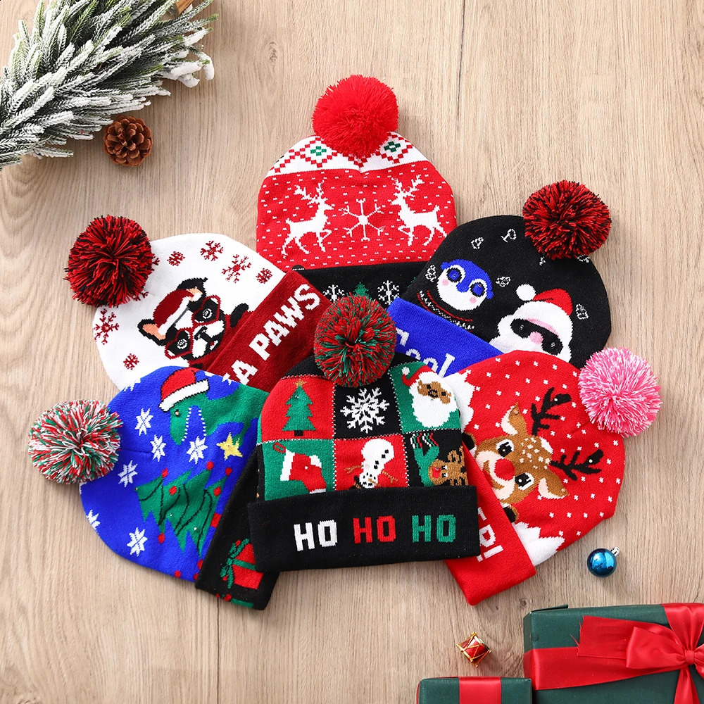 Pull de Noël conduit en tricot tricot de Noël clair