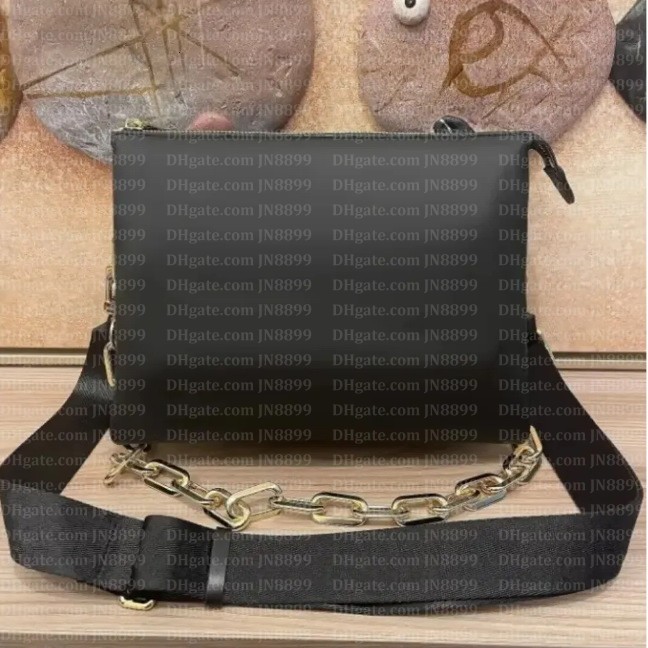 Designer Bag Womens CoussinPM Bag Shoulder Bags Crossbody Bag Chain Tote Bag Genuine Leather Handbag Purse Pouch Embossed Letters Removable Strap-image-907323092