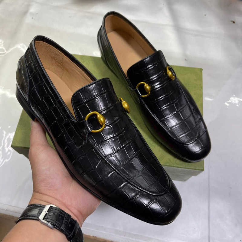 Fashion Business 23Model Luxurious Dress Men Shoes Formal Slip On Mens Oxfords Footwear High Quality Leather For Designer Loafers