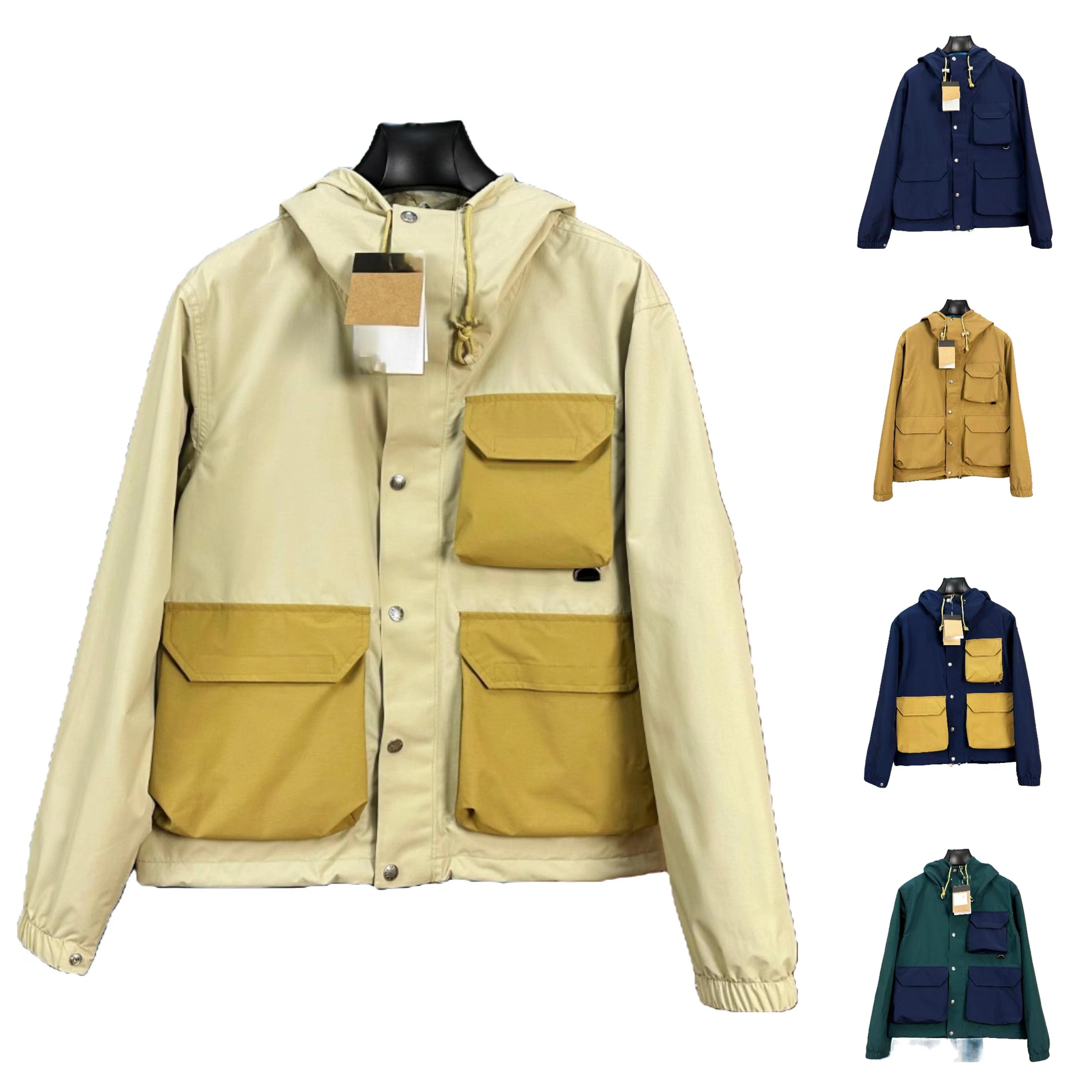 jacket windbreaker designer jacket mens coat jackets men jacket lapel neck long sleeve Polyeste Autumn and winter daily wear couple jackets Loose