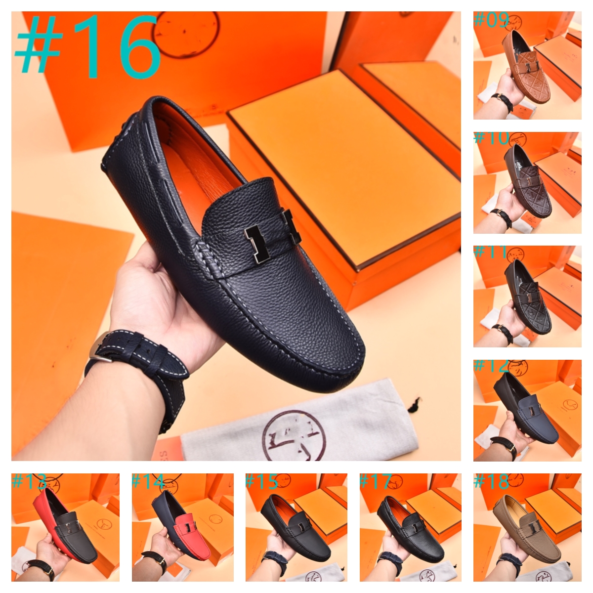 2024 Chaussures de robe de mariée hommes noirs en cuir authentique concepteur de grain de grain hommes chaussures de commerce talent de fumer la