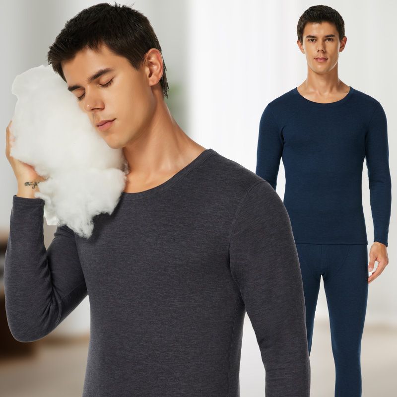 Sous-vêtements chauds en velours et soie pour hommes, sous-vêtements chauffants pour Couples, pantalons amincissants et épais, vêtements d'automn