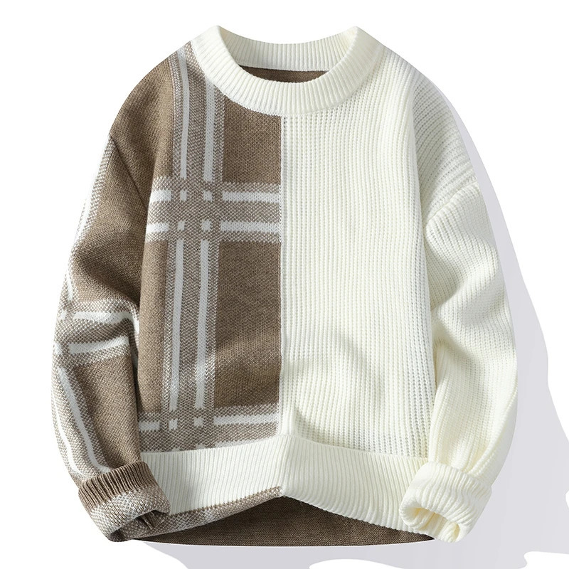 Autumn Winter High end Thick Warm Sweater Mens Clothing Casual Turtle Collar Mens Pullover Sweater Soft Cashmere Pullover Mens Clothing 241022