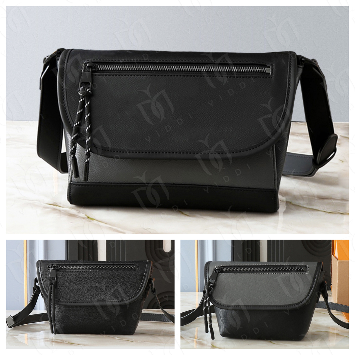 Luxury Designer mini Shoulder bag for men New Trendy Messenger bag Gray Print purse Mens Casual Pouch Bag Cross Body Top quality Designer bag mini m