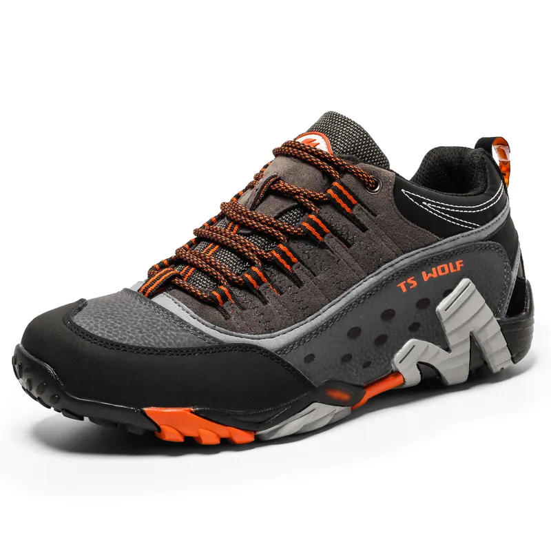 2024 Chaussures décontractées classiques extérieures Chaussures de randonnée pour hommes en cuir Portez des baskets pour hommes résistants pour h