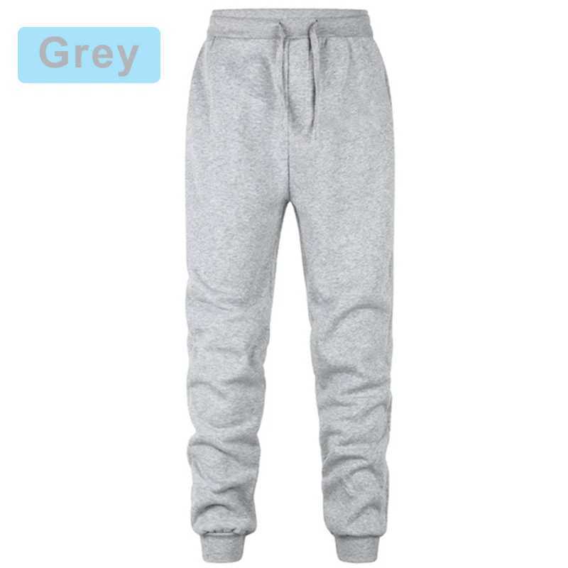Pantalon d'entraînement de jogging décontracté pour hommes pour l'automne confortable couleur unie solide pantalon de sport de taille élastique D