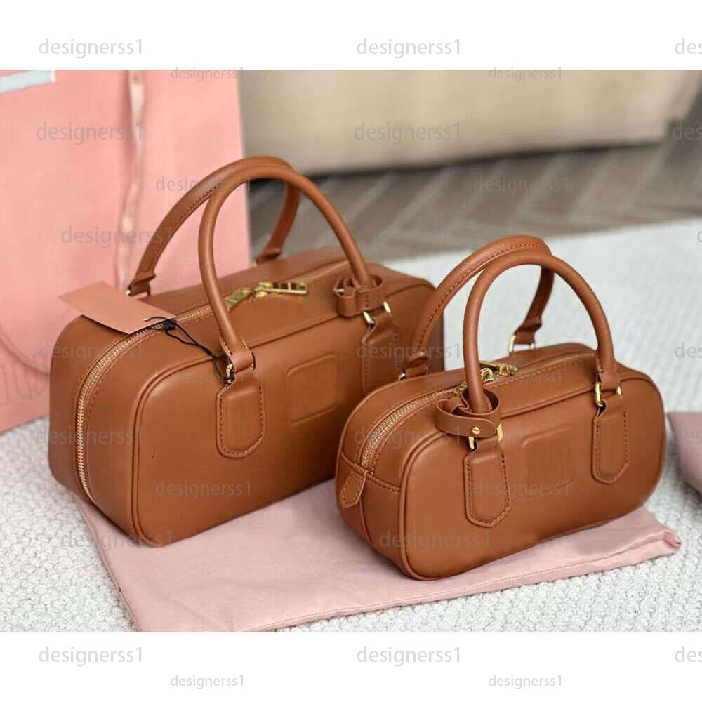 Womens Tote Bags Designer Handbags Brown Maillard Fashion Leather Suede Luxury Ladies Bowling Totes Crossbody Bag Shoulder Bags high-quality 10a