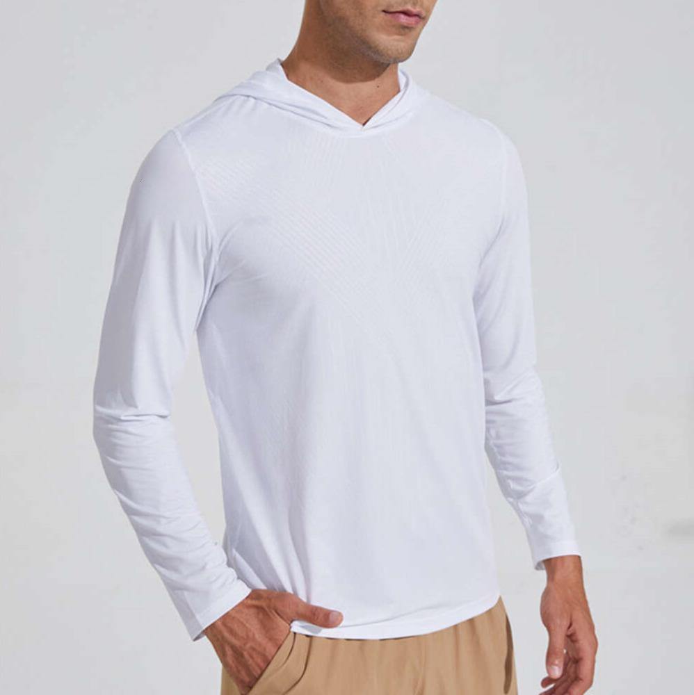 2024 Men Hoodies Outdoor Pullover Sports Long Sleeve Yoga Wrokout Outfit Mens Loose Jackets Training Fitness Clothes PMW