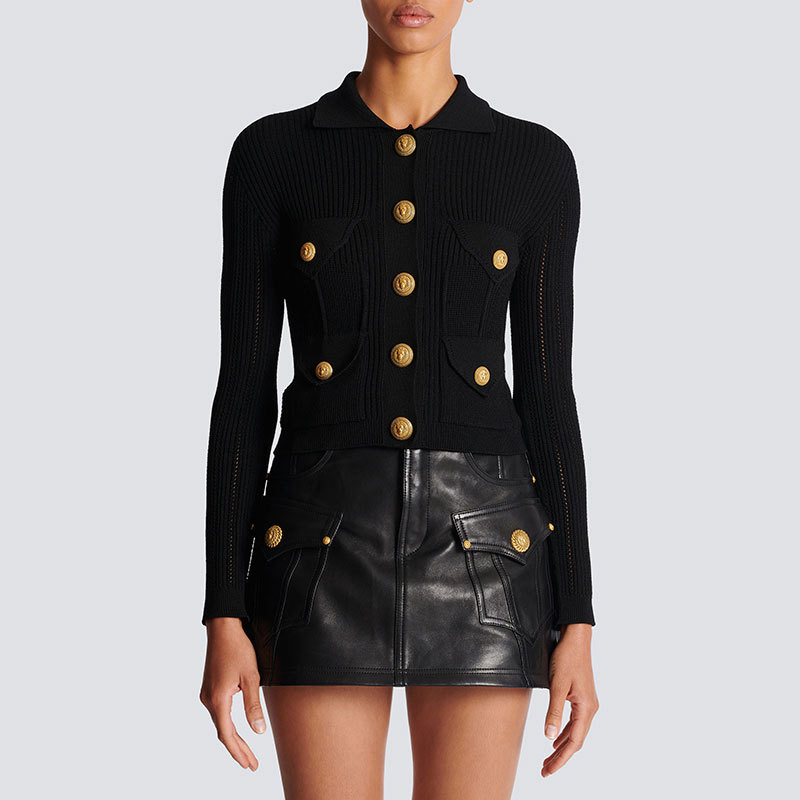 Vêtements de luxe Pull pour femmes pour les chandails de créateurs Couleur de contraste de tricot décontracté couleur