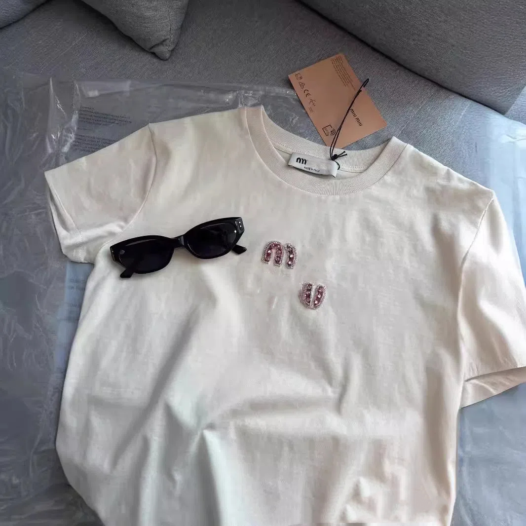 Women's Summer Fashion Simplicity Solid Color Square Collar Short Sleeve T-Shirt Women Clothes All-match Temperament Slim Tops