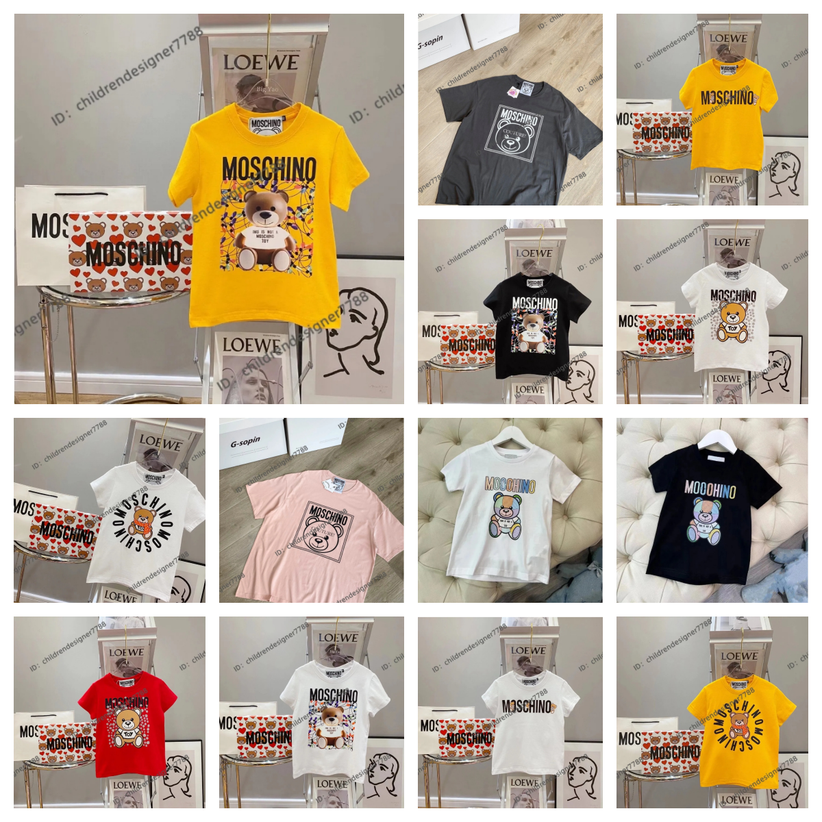 baby designer kids Short Sleeve Baby T-shirt Child Clothing Letter printing solid color comfortable summer products New Arrivals Size 90-160 CM-image-927092581