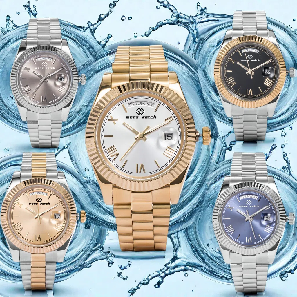 AAA watch designer men&#039;s fully automatic mechanical/stainless steel 2813 movement stainless steel strap 41 luxury men&#039;s watch-image-951490679