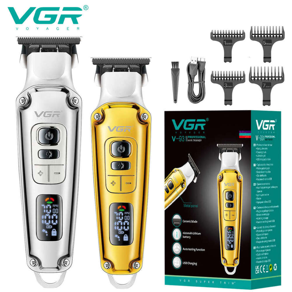 VGR Professional Clipper Electric Hair Cutting hine for Men Overheating Protection Barber Trimmer V-931-image-1028287761