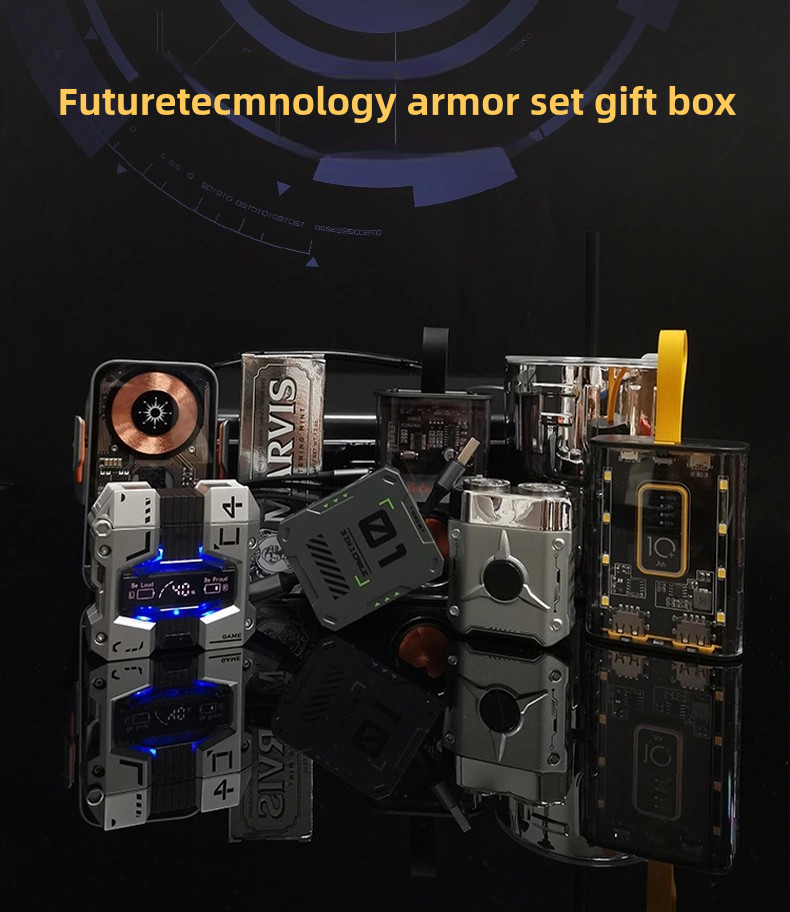 Birthday gift for boyfriend, mecha punk digital gift box set, wedding, best man gift-image-1028378458