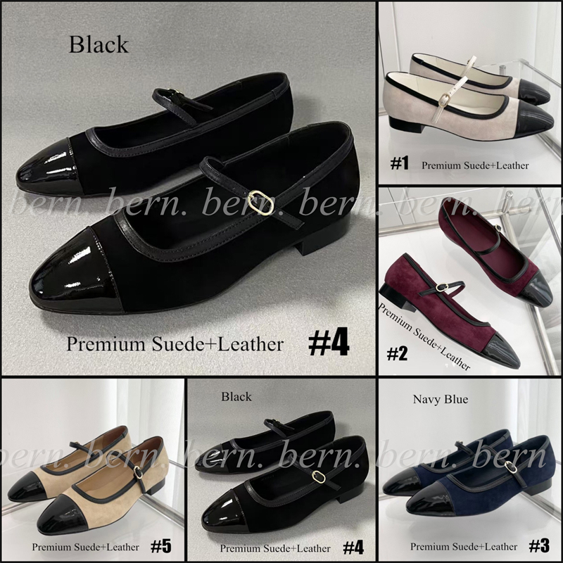 Premium Suede/Leather Women's Single Shoes Gifts for Women Casual Shoes Fashion Loafers-image-957280309