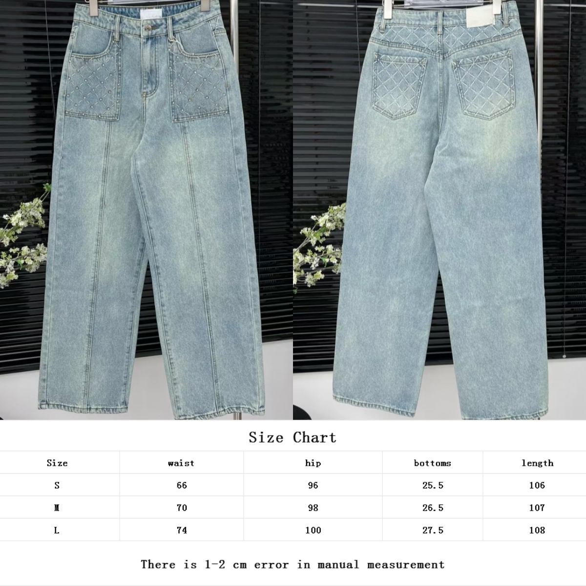 (go off picture not the description) High Quality Brand Jeans for Women Fashion Designer Trousers Summer Autumn Pants 29446-image-811076901
