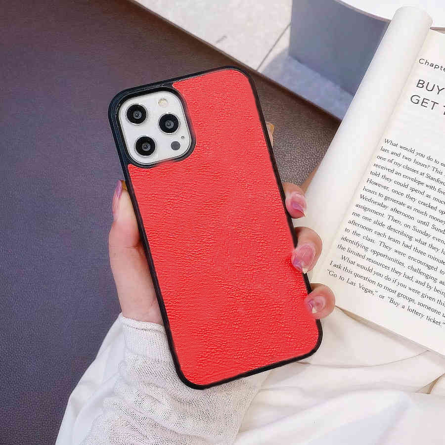 Luxury Leather Designer Phone Case for Apple iPhone 17 16 Pro Max 15 Promax 14 13 12 Samsung Galaxy S25 S24 S23 Note 20 Ultra Lens Ring Back Cove-image-897830571