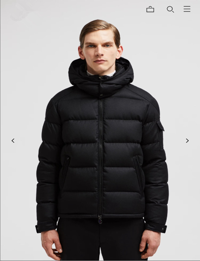 2023 Autumn Winter Men's White Duck Down Parkas Jackets Zipper Striped Man's Slim Short Coats MKM091