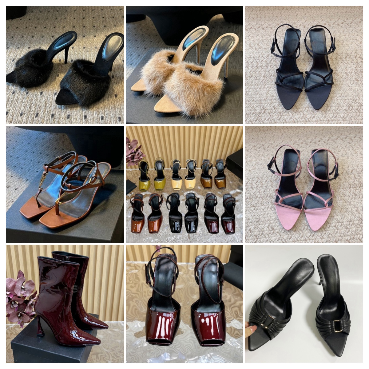 Sandals Women Slides Fashion Womens Classic Real Leather Letter Printed Flat Summer Sandals Slippers Beach Shoes-image-988273331