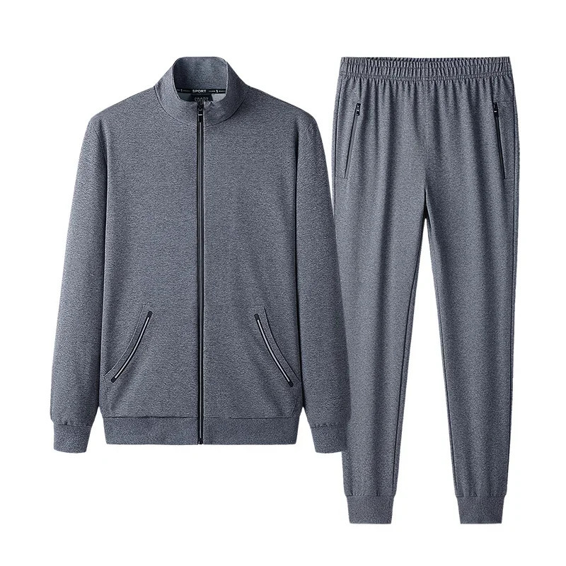 Colleen Mens Automne Collection pour hommes Sweat à capuche décontracté Hiver Zipper Veste chaude Pantalon Sports Plus taille 9xl 241025