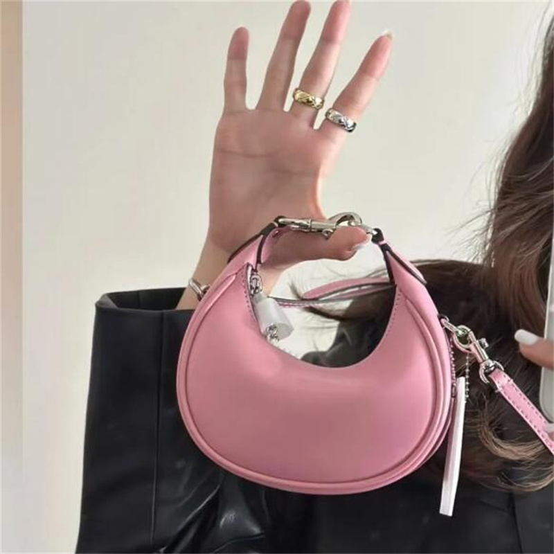 Sacs de soirée de mode Designer Hobo Axillaire Sac Femmes Véritable Cuir Épaule Bandoulière Sacs Portefeuille Sangle Amovible Or Matériel Mini Fo
