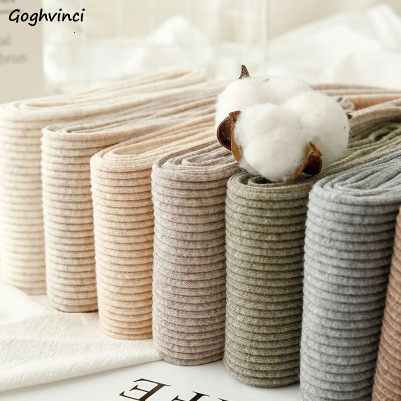 Taille élastique d'automne solide et confortable entièrement assorti avec un style coréen à la mode coréen à la mode décontractée et unique 24102