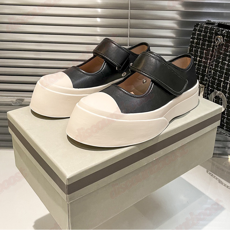 Femmes Italie Desinger Robes Chaussures Mn Classic Nappa Leather Mary Jane Sneakers Ladies Luxury Platform Fashion Fashion Femmes Femmes Migne Ca