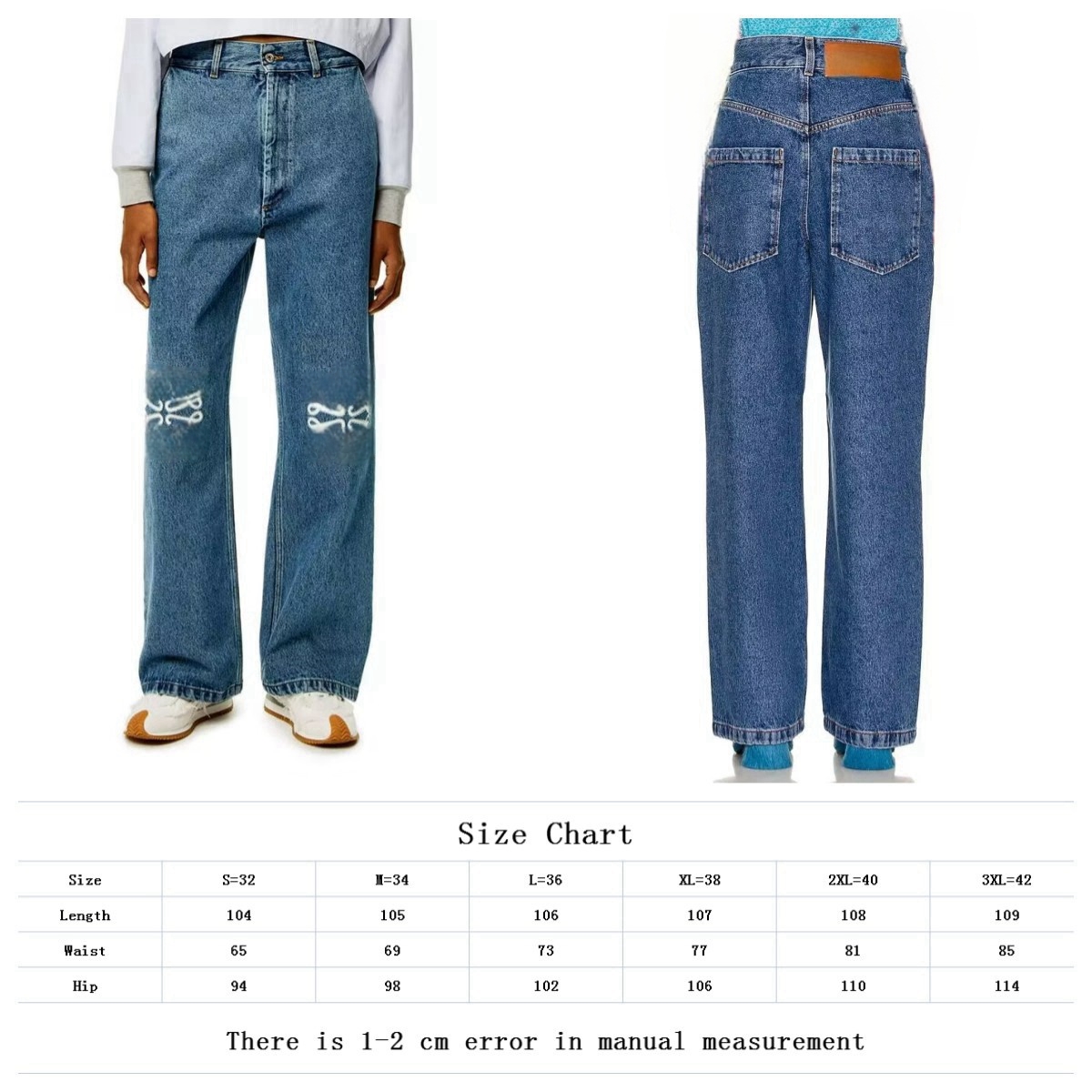 (partir de l'image pas la description) Jeans de marque de haute qualité pour femmes pantalons de créateur de mode Pantalon d'automne d'été 29445