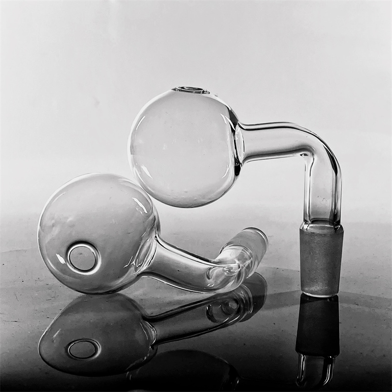 Pyrex 40 mm tuyau de brûleur à mazout en verre tuyau de fumage filetage externe de 14 mm adapté à la conception de forme de pliage d'adaptateur d