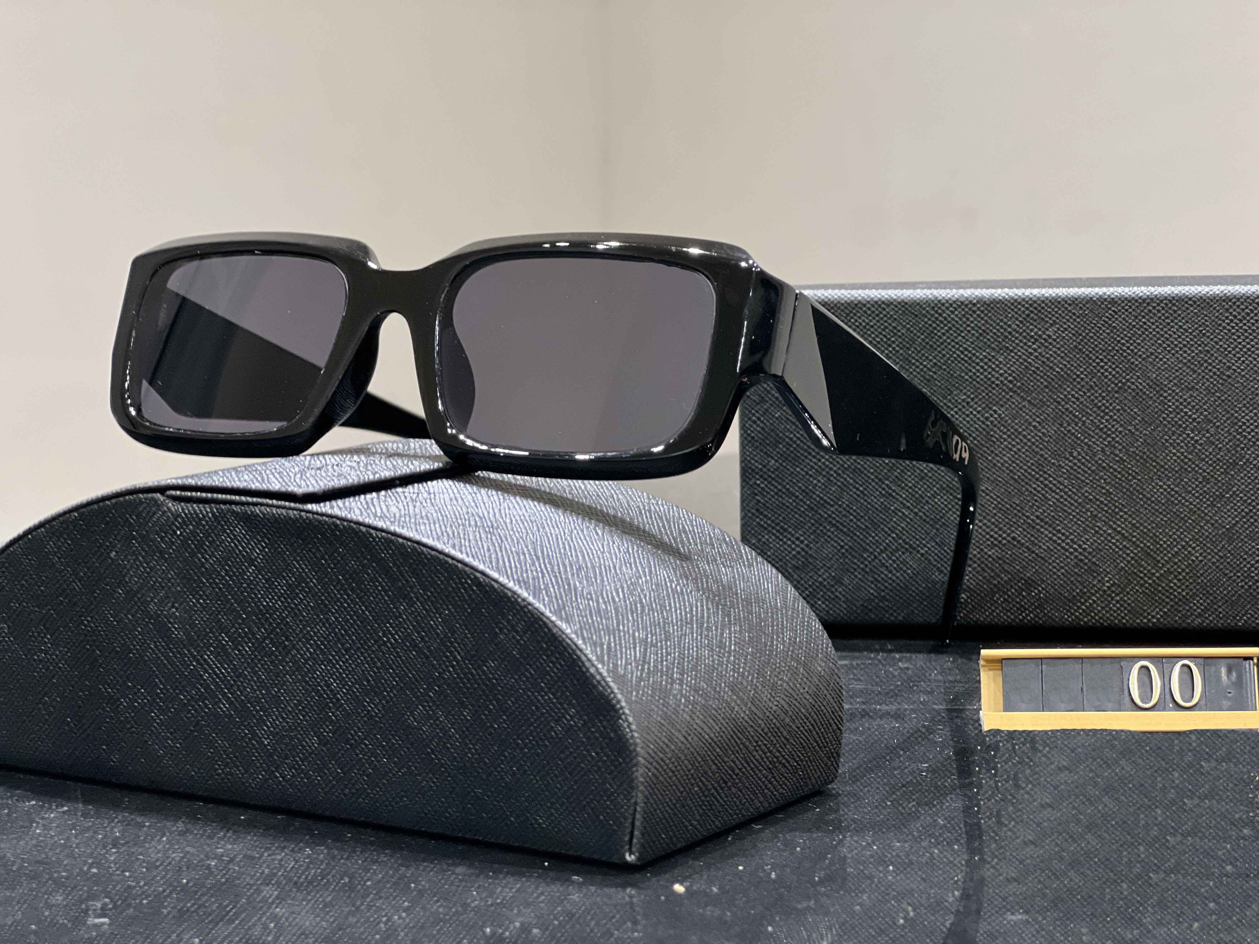 Black Polarized Sunglasses Designer Woman Mens Sunglass New Eyewear Brand Driving Shades Male Eyeglasses Vintage Travel Fishing Small Frame Sun Glas