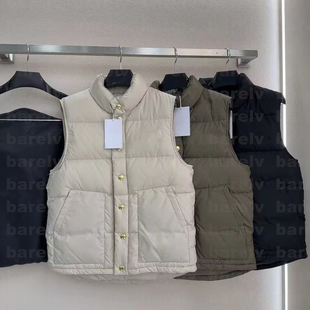 Winter Womens Body Warmer Designer Luxury Bodywarmer Women Slim Fit Puffer Vest For Women Casual Down Jackets Woman size S-L