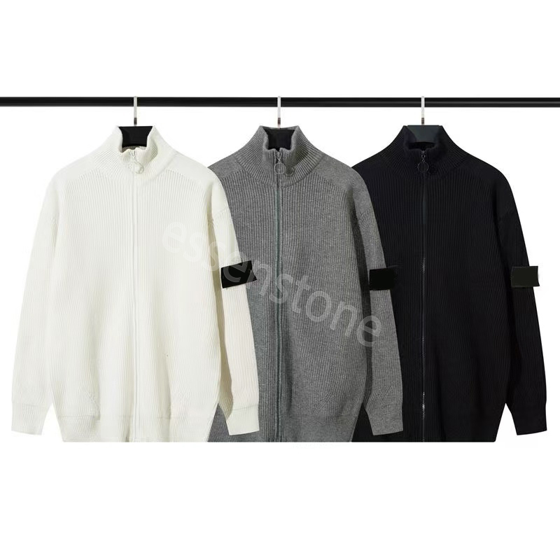 Pull de designer en laine pour hommes Pulls classiques Lettre d'amour Paris Mode Femme Couple Polo Pull à col montant avec fermeture à glissière