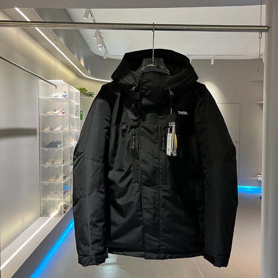 Veste de créateur vers le bas remplie de manteau standard national léger et à no
