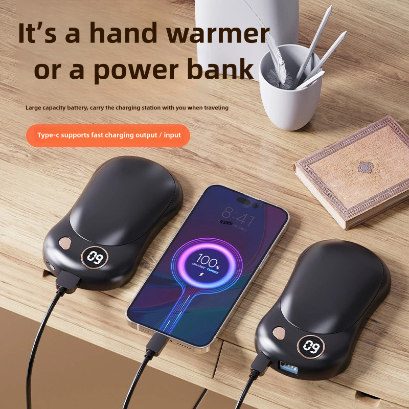 Compact Magnetized Hand Warmer with Quick Charge Technology Durable USB Powered Heat Source-image-1029165823