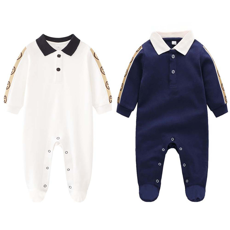 Body bébé créateurs grenouillère nouveau-né manches longues pyjama coton 0-24 mois vêtements designers