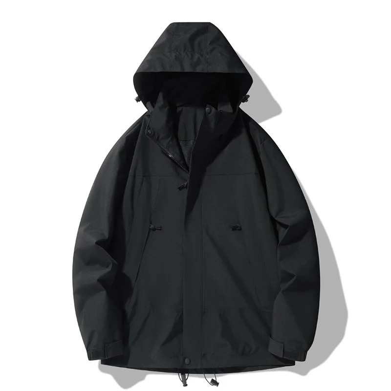 Outdoor Mens Sports Jackets Casual Waterproof Coat Windproof Hooded Lightweight Woman Man Climbing Outwear 241024