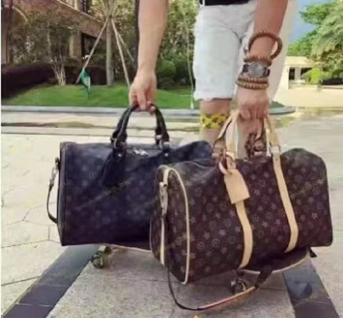Designer Bags high quality men women Brown flower Duffel Bags travel bag duffle bag brand designer luggage handbags large capacity sport bag SIZE-image-414692292
