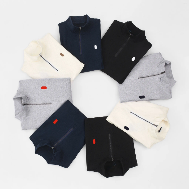 Men's Hoodies Designer Polo Hoodie Pullover Sweatshirt Men Women Small Horse Autumn Winter Business Casual Half Pull Zip Up Jacket Jumper