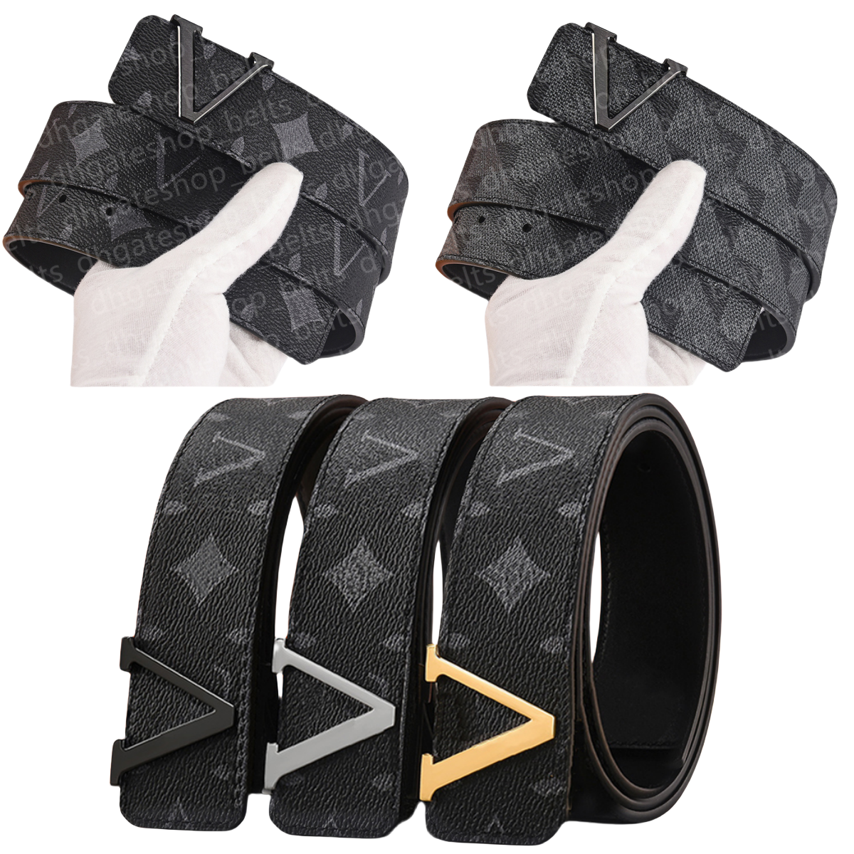 mens belt designer belts womens belt 38mm leather belts for man smooth buckle woman waistband fashionable belt optional with box daily business b-image-989468604