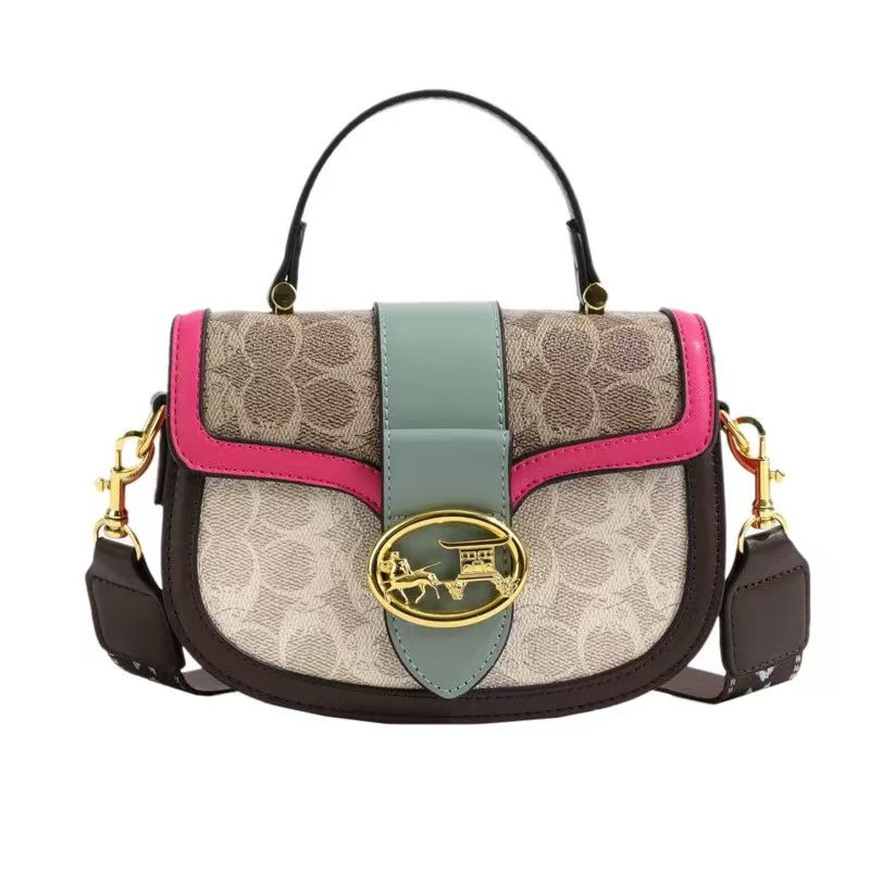 Designer French Niche Design Women's Bags, New Vintage Shoulder Crossbody Tote Bags, Small Square Bags, Broadband Saddle Bags
