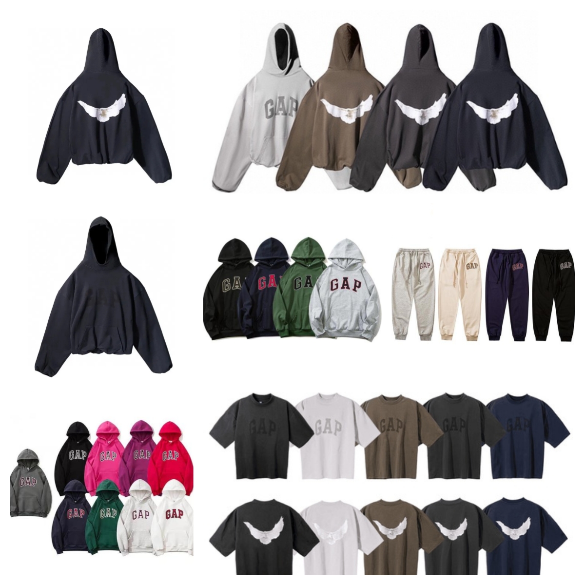 men women Fashion Hoodies Sweaters Sweatshirt T-shirt Hoodies Pants-image-790115407
